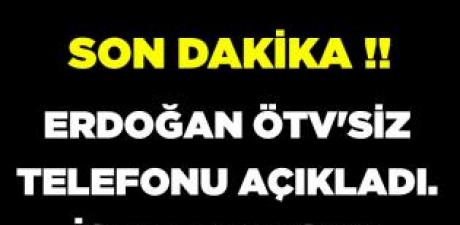 ÖTV'siz telefon