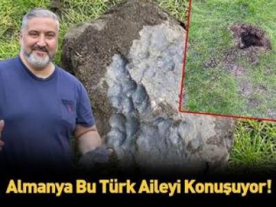 Bahçesine düşen taş hayatlarını değiştirdi: