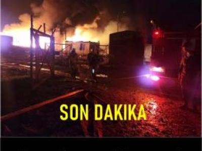 yakıt deposunda oldu